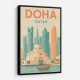 Doha Travel Poster1 Wall Art