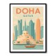 Doha Travel Poster1 Wall Art