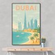 Dubai Modern Travel  Wall Art