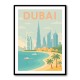 Dubai Modern Travel  Wall Art