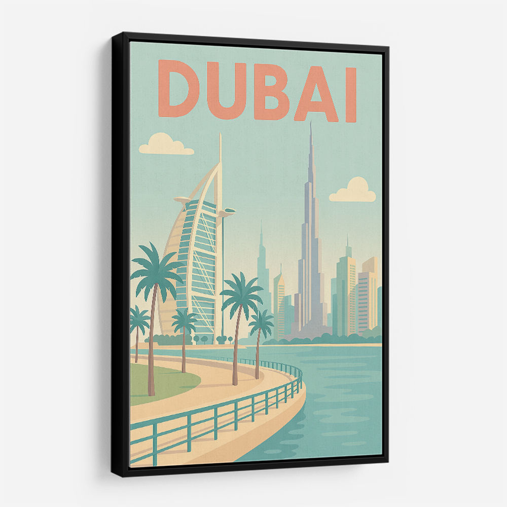 Dubai Modern Travel 1 Wall Art