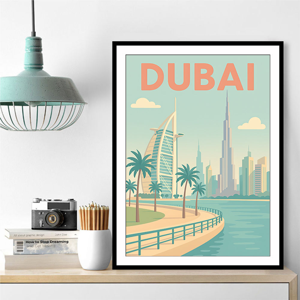 Dubai Modern Travel 1 Wall Art