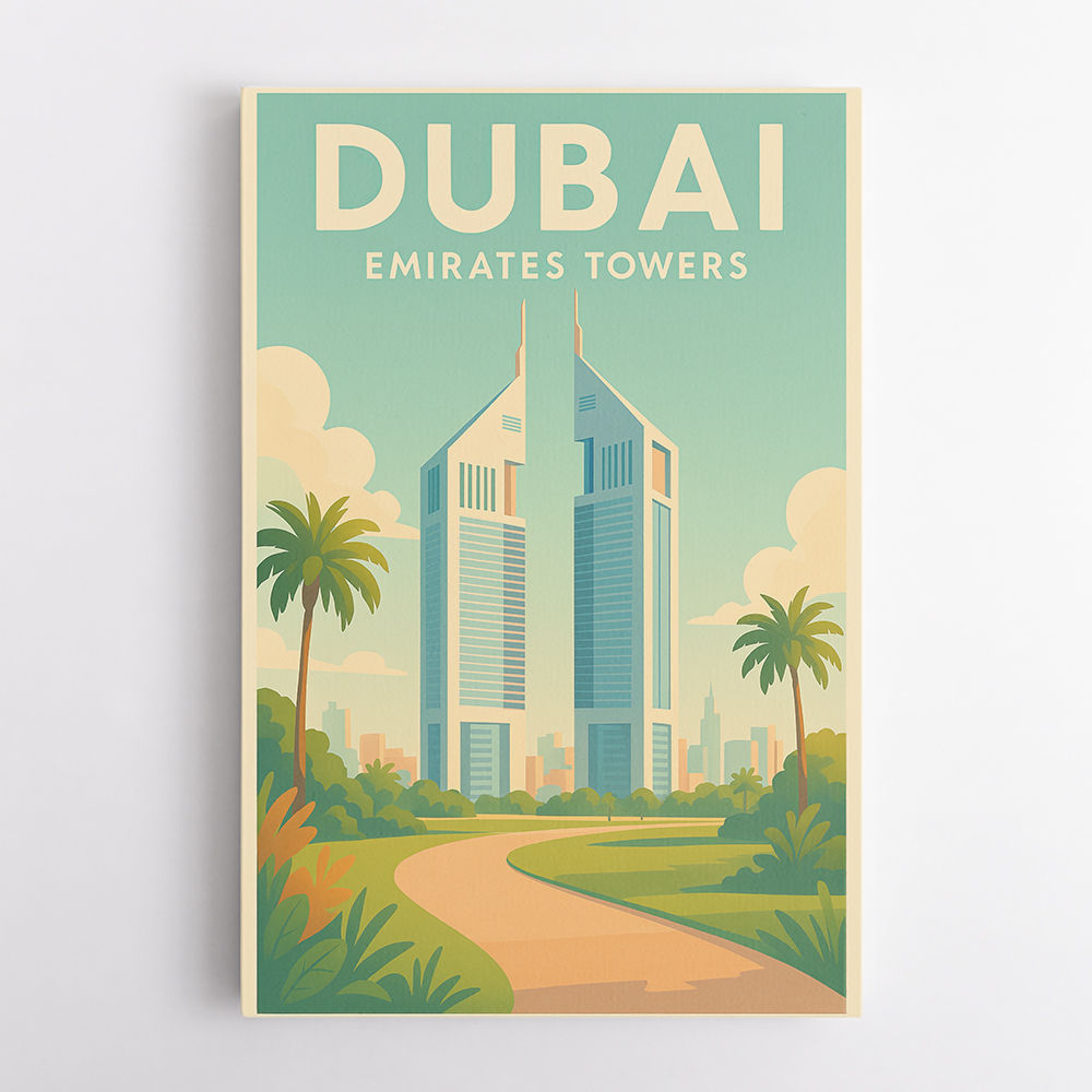 Emirates Towers Poster Wall Art