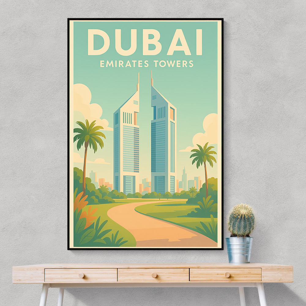 Emirates Towers Poster Wall Art