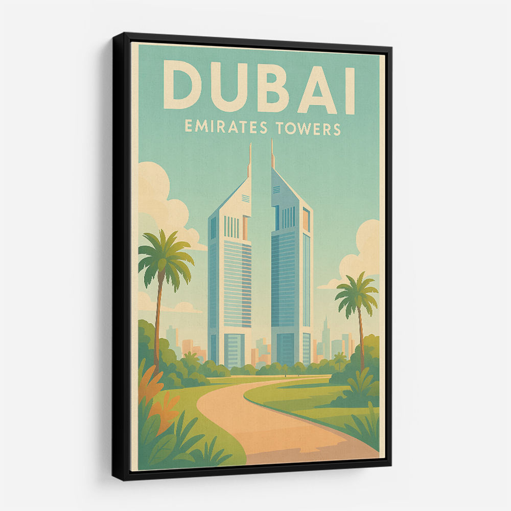 Emirates Towers Poster Wall Art