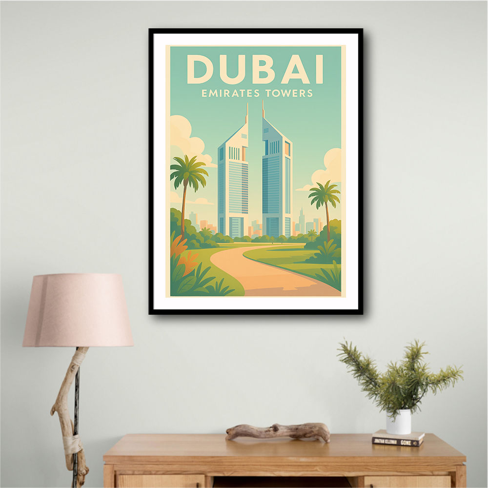 Emirates Towers Poster Wall Art