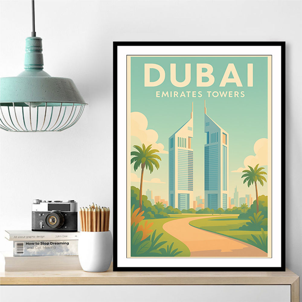 Emirates Towers Poster Wall Art