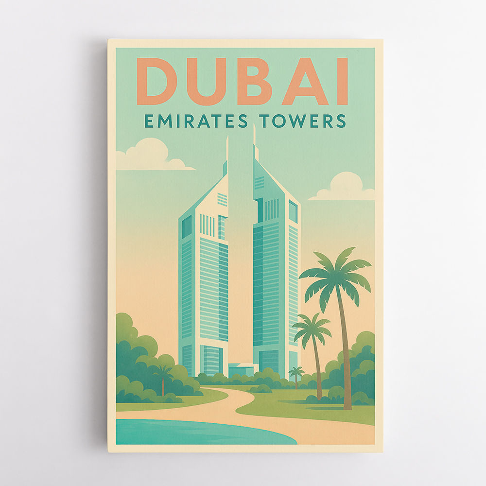 Emirates Towers Poster 1 Wall Art