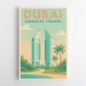Emirates Towers Poster 1 Wall Art