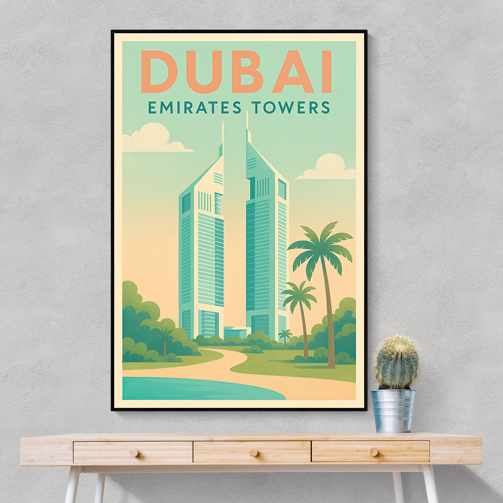Emirates Towers Poster 1 Wall Art