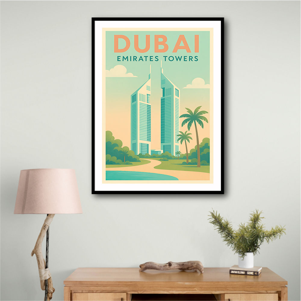 Emirates Towers Poster 1 Wall Art