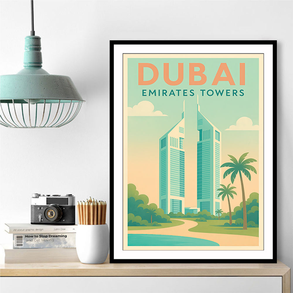 Emirates Towers Poster 1 Wall Art