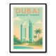 Emirates Towers Poster 1 Wall Art