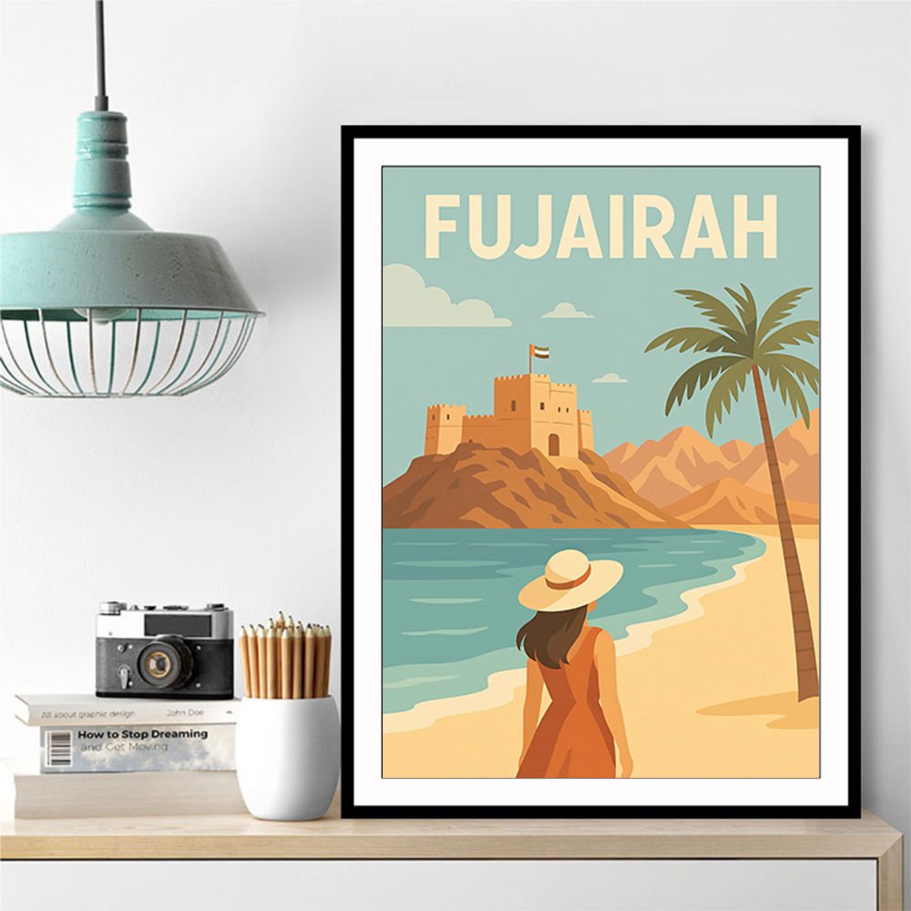 Fujairah Travel Poster Wall Art