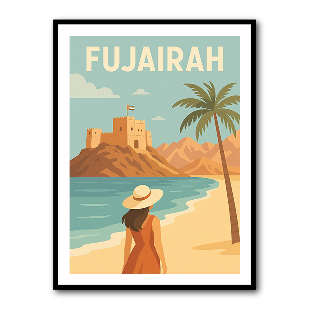 Fujairah Travel Poster Wall Art