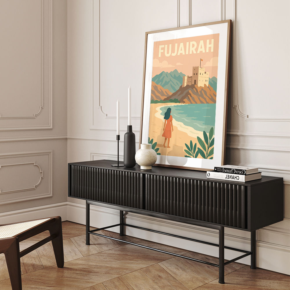 Fujairah Travel Poster1 Wall Art