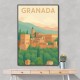 Granada Travel Poster Wall Art