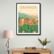 Granada Travel Poster Wall Art