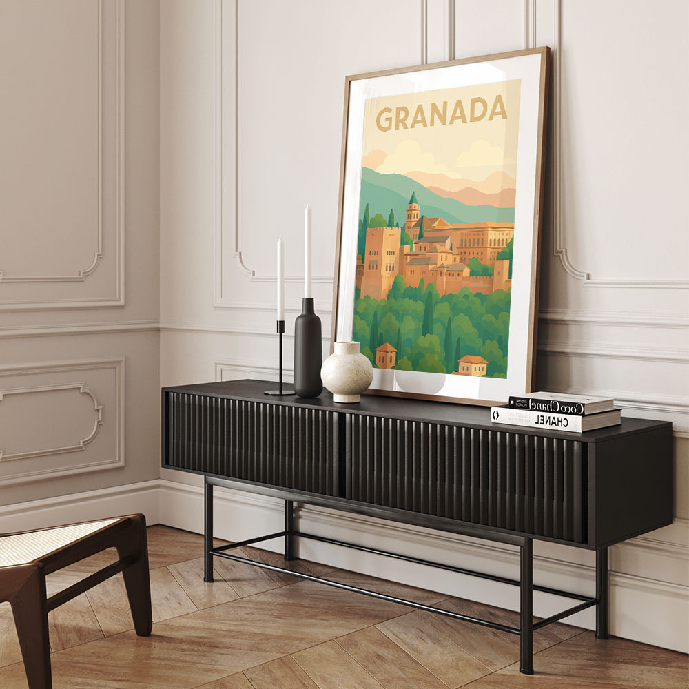 Granada Travel Poster Wall Art