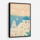 Greece Travel Poster Simple 1 Wall Art