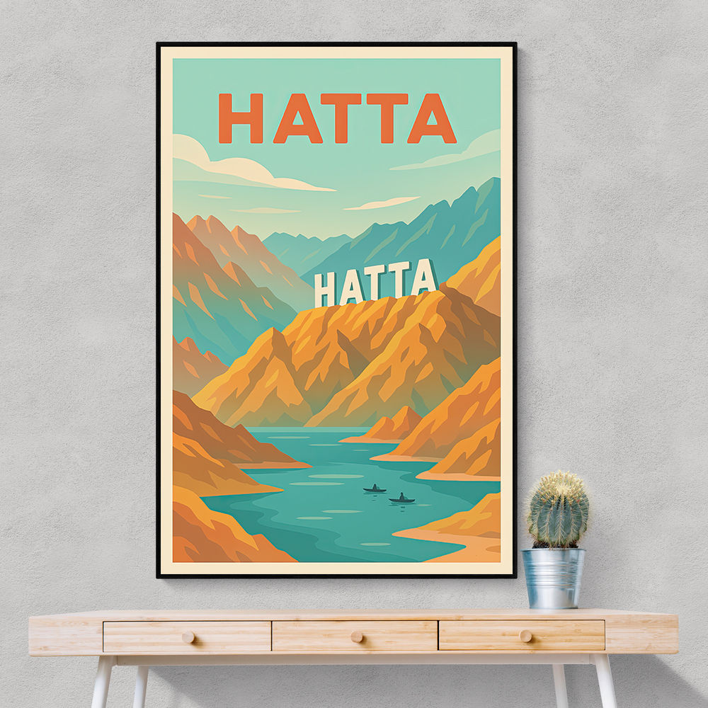 Hatta Travel Poster2  Wall Art