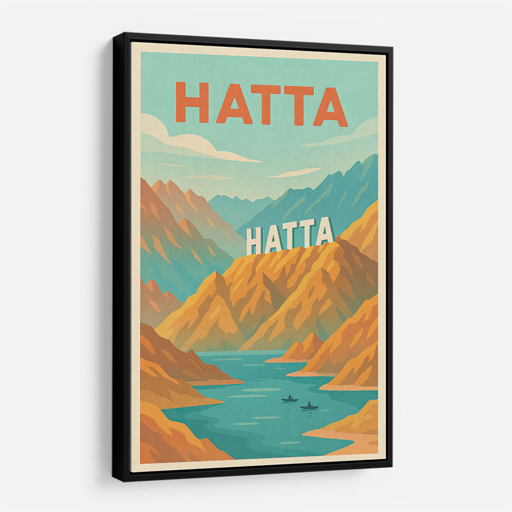 Hatta Travel Poster2  Wall Art