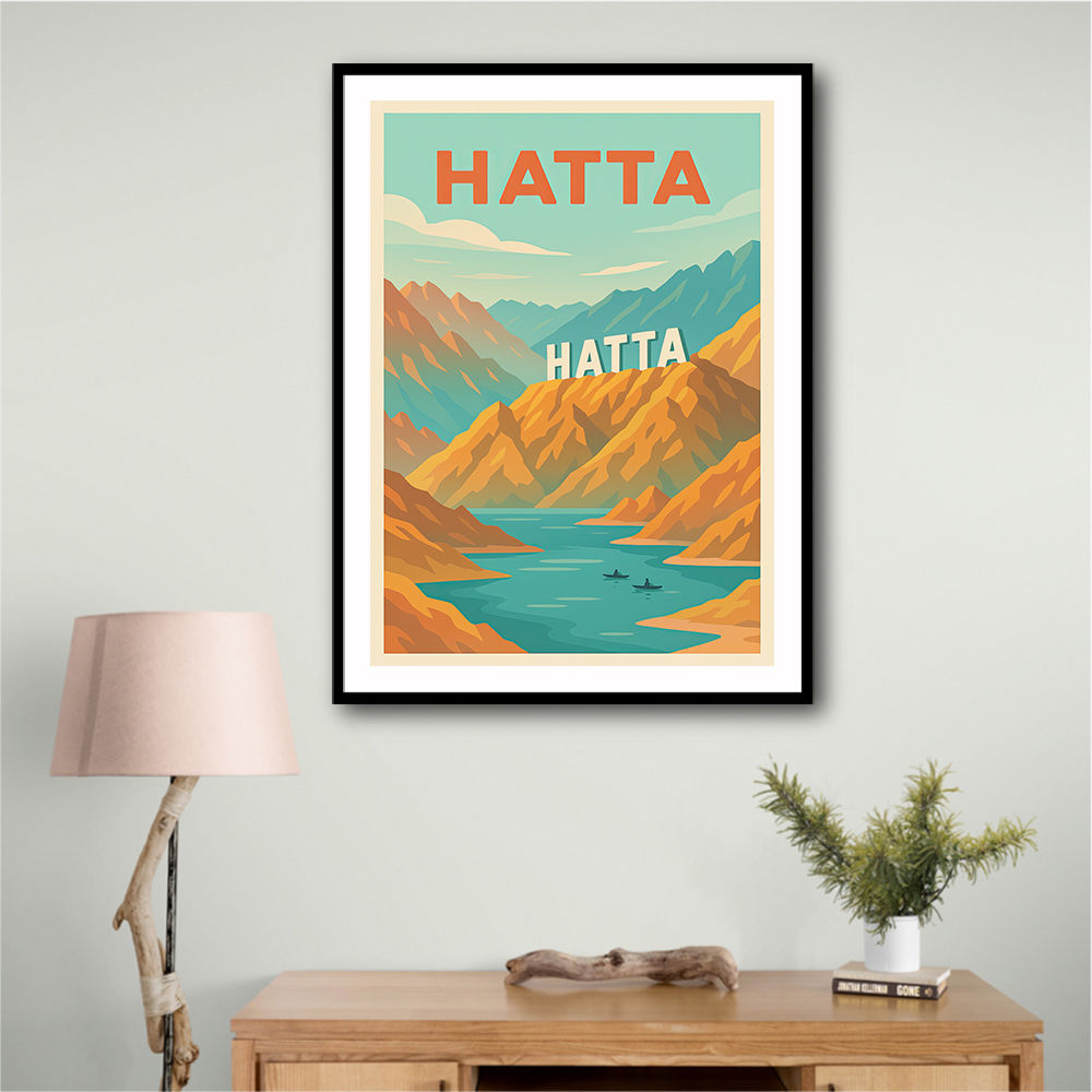 Hatta Travel Poster2  Wall Art
