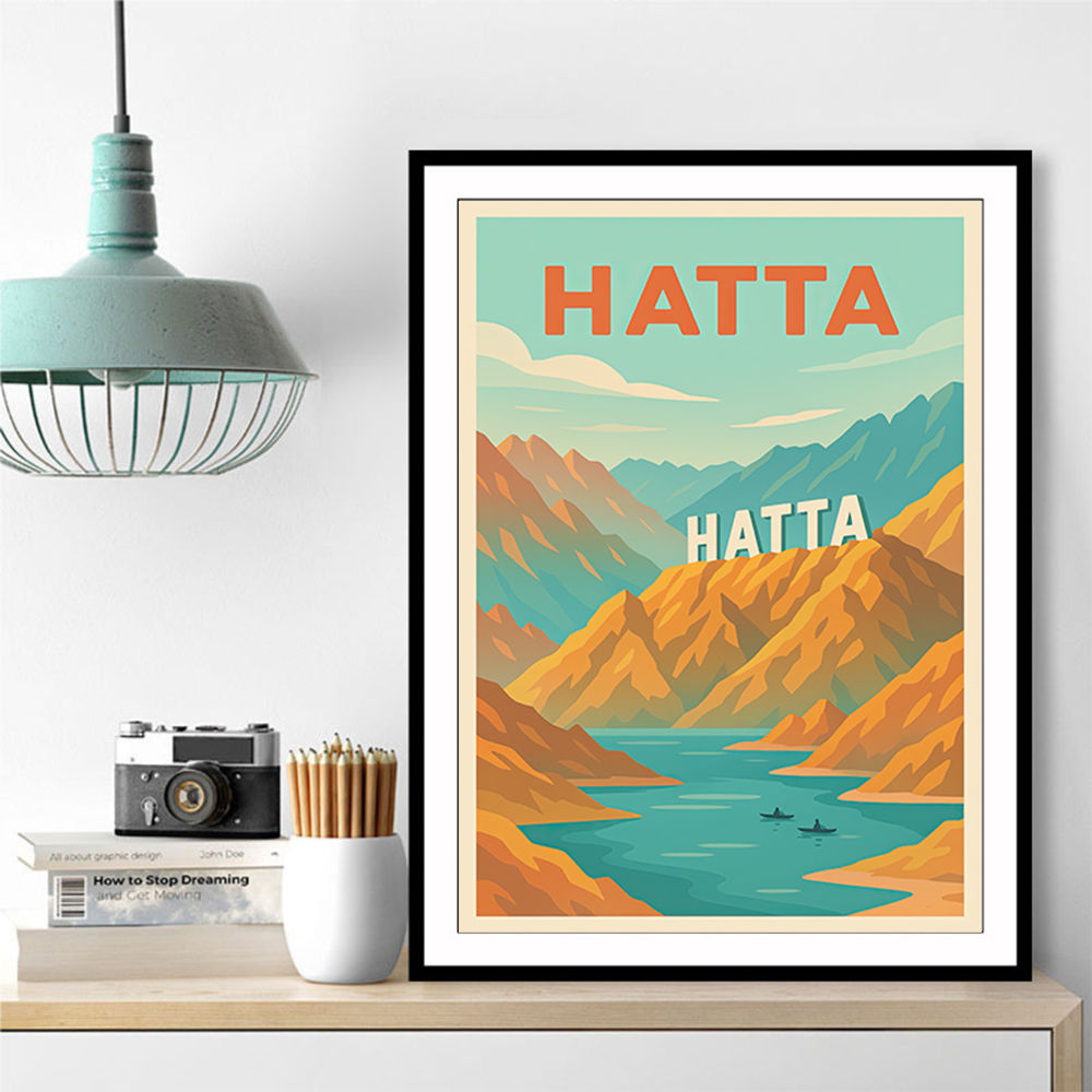 Hatta Travel Poster2  Wall Art