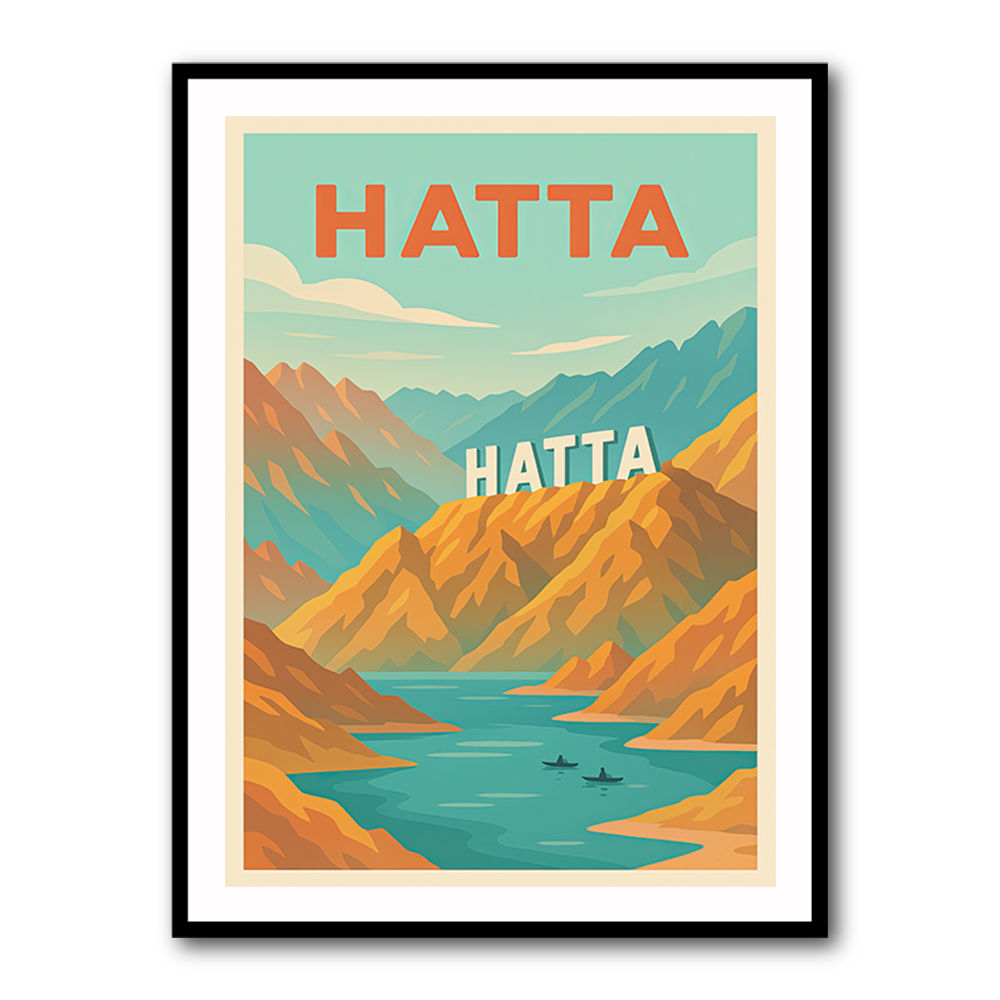 Hatta Travel Poster2  Wall Art