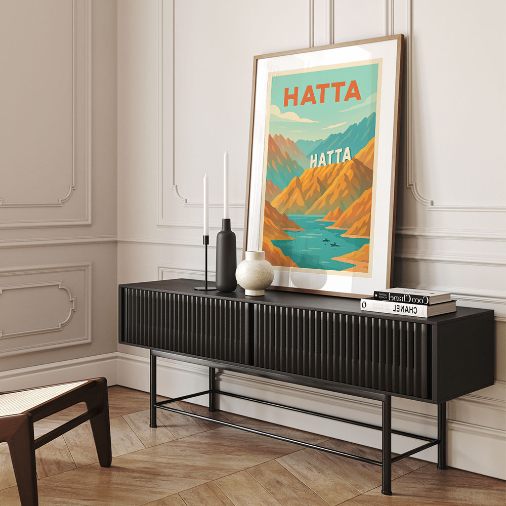 Hatta Travel Poster2  Wall Art