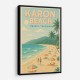Karon Beach Phuket Thailand Travel Poster 1 Wall Art