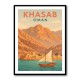Khasab Travel Poster Wall Art