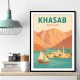 Khasab Travel Poster  Wall Art