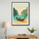 Koh Phi Phi Thailand Travel Poster 1  Wall Art