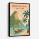 Koh Phi Phi Thailand Travel Poster  Wall Art