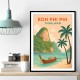 Koh Phi Phi Thailand Travel Poster  Wall Art