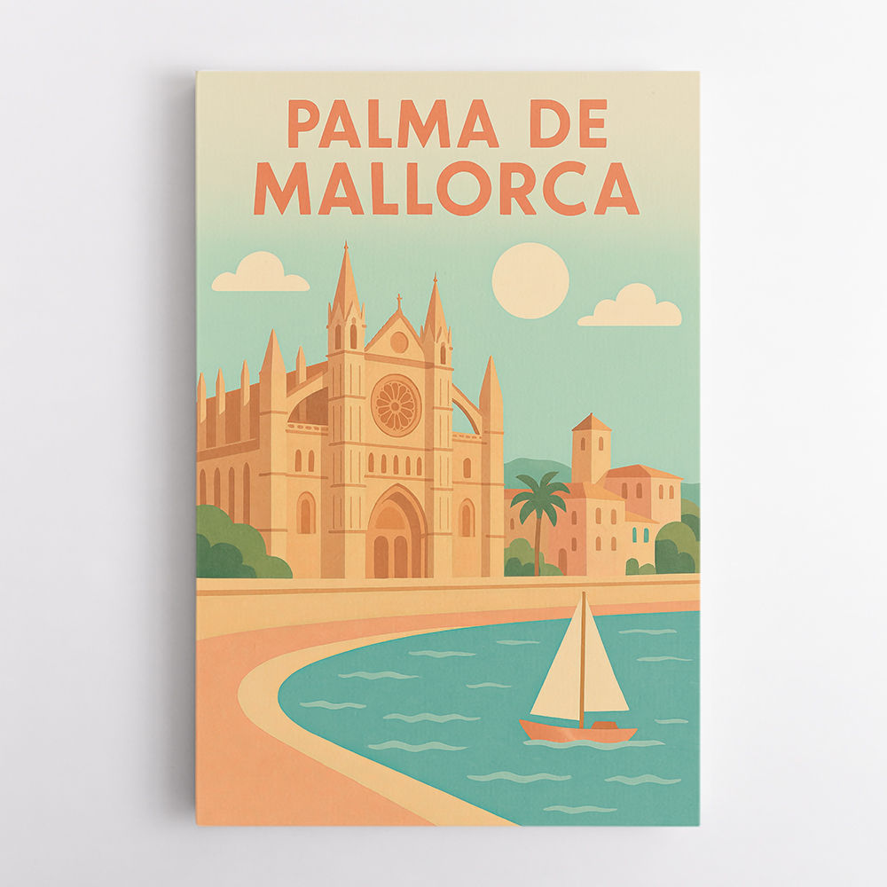 Mallorca Travel Poster Wall Art