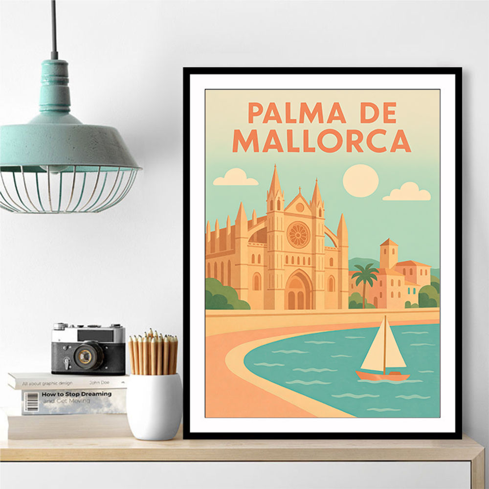 Mallorca Travel Poster Wall Art
