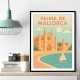 Mallorca Travel Poster Wall Art