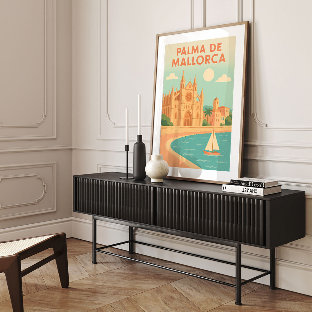Mallorca Travel Poster Wall Art