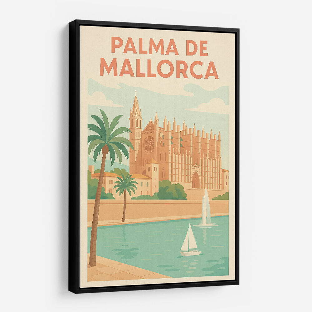 Mallorca Travel Poster  Wall Art