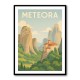Meteora Travel Poster  Wall Art