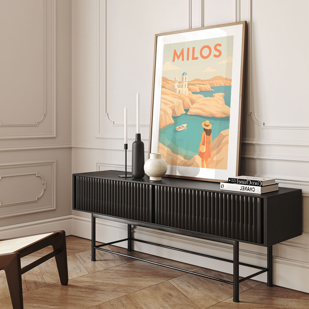 Milos Travel Poster Wall Art