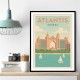 Modern Atlantis Dubai Poster Wall Art