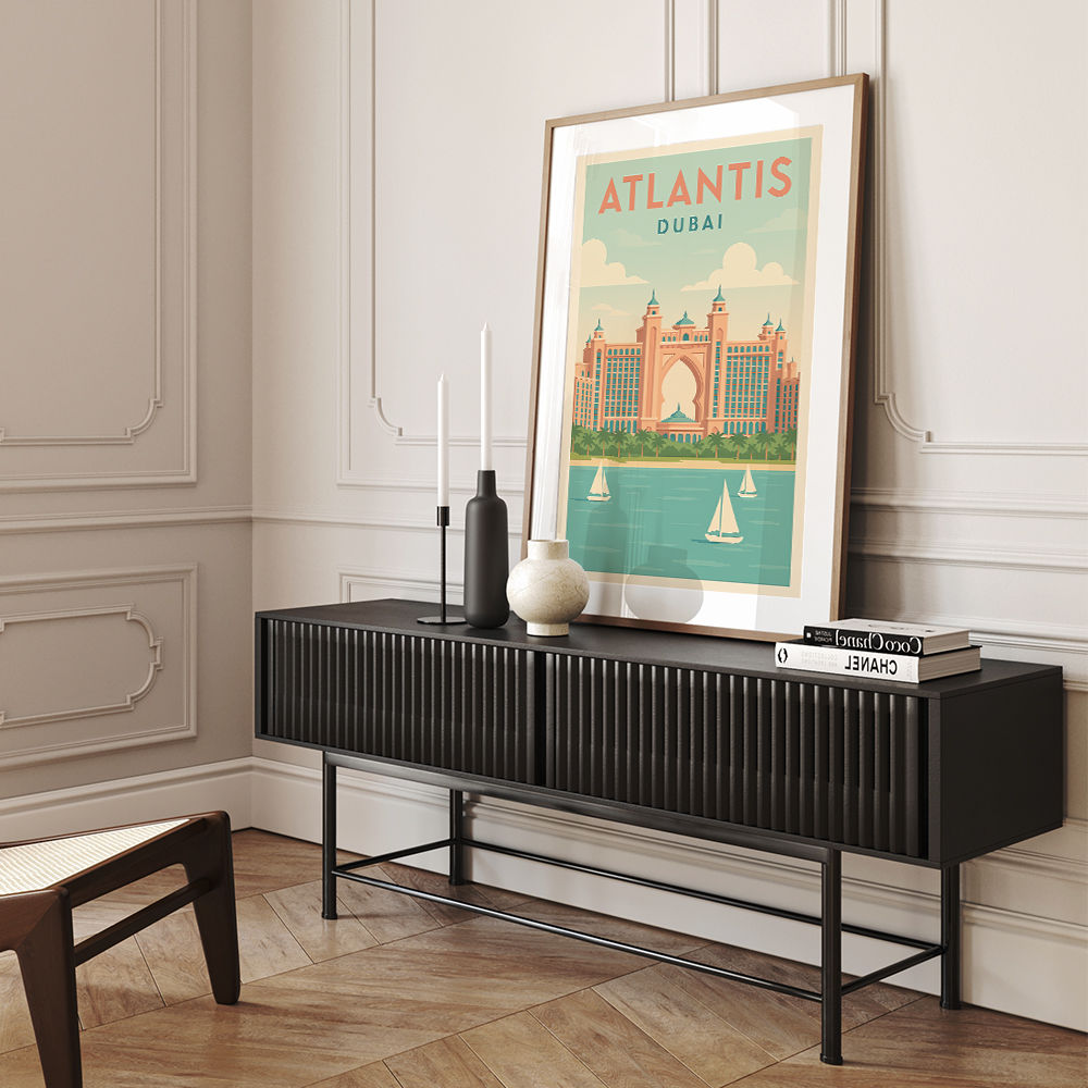 Modern Atlantis Dubai Poster Wall Art