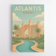 Modern Atlantis Dubai Poster  Wall Art