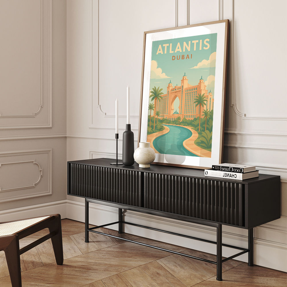 Modern Atlantis Dubai Poster  Wall Art