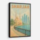 Sharjah Travel Poster 1 Wall Art