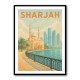 Sharjah Travel Poster 1 Wall Art