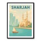 Sharjah Travel Poster  Wall Art